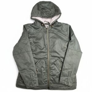 Legendary Whitetails Women Sherpa Lined Quilted Utility Jacket Olive Green Large
